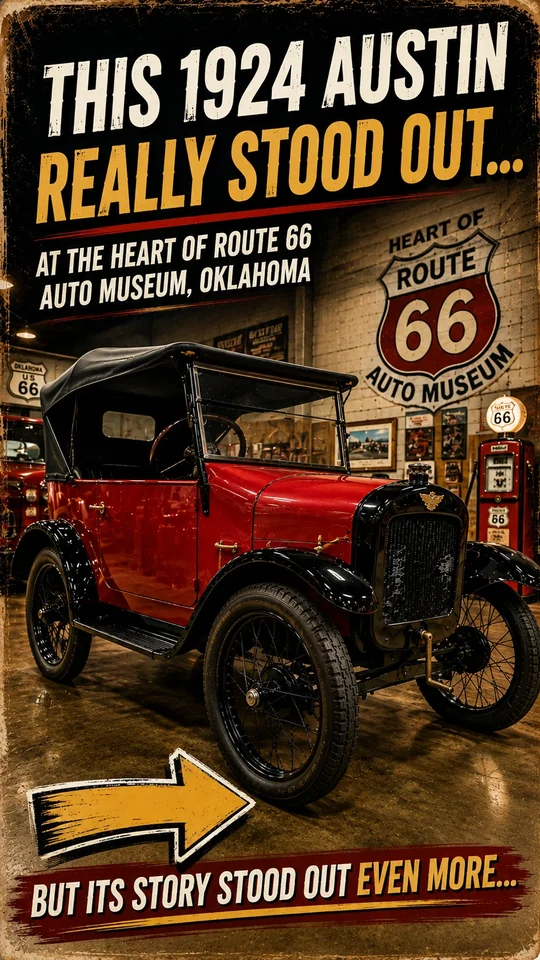 Route 66 1924 Austin | Authentic Postcard Phone Wallpaper collectible product preview