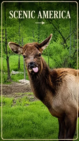 Wild elk standing in a rocky stream during Papa Rick’s travels