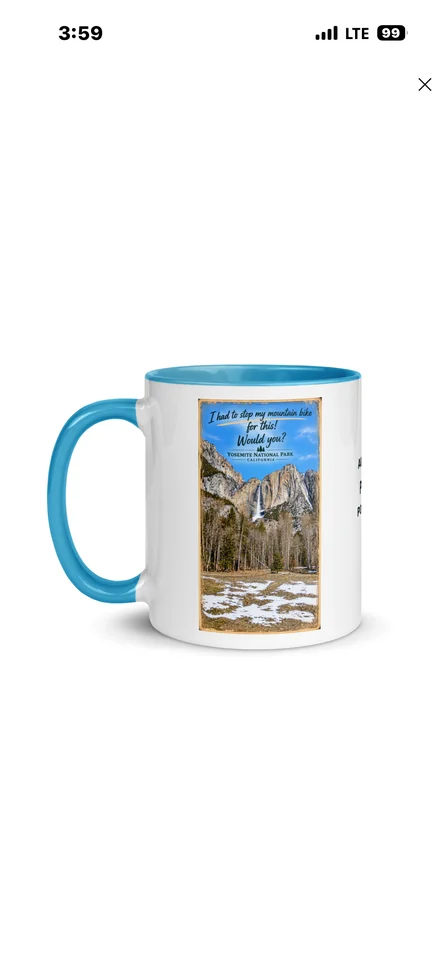 Yosemite Photo Postcard Mug product preview